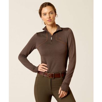 Ariat Ladies Gridwork 1/4 Zip Baselayer - 4