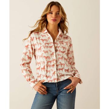 Ariat Ladies Rudford Long Sleeve Button Up Shirt