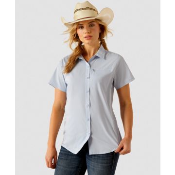 Ariat Ladies VentTEK Stretch Short Sleeve Shirt - Zippered Pocket -25