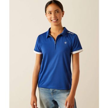 Ariat Youth Bandera - 1/4 Zip Team Polo Shirt