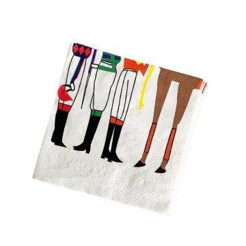 Equestrian Beverage Napkin - Pack of 20