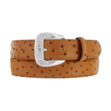 Tony Lama Ostrich Print Belt