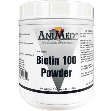 AniMed Biotin 100 Powder (2.5 Lbs)