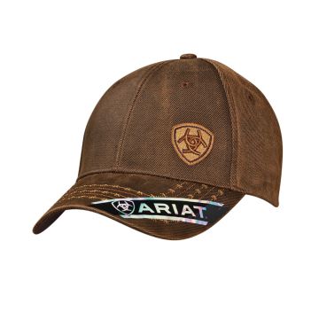Ariat Men's Oilskin Ball Cap