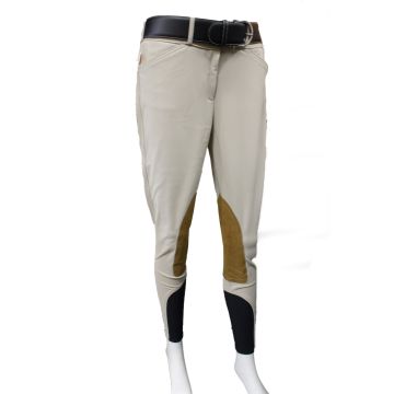 Tailored Sportsman Ladies Techlight Mid Rise Front Zip Bootsock Breech -Clarino