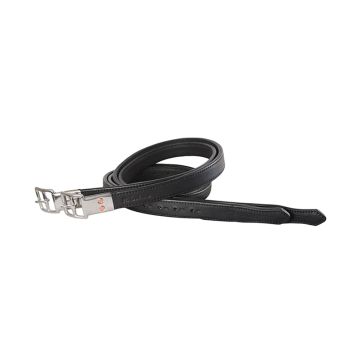 Toulouse Stirrup Leathers Nylon Lined Fancy Stitch Calf Leather