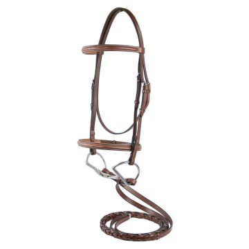 Flex Rider Raised Bridle with Reins