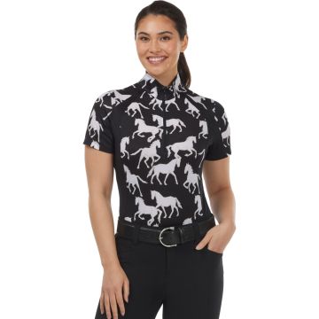 Kerrits Ladies Balance Ice Fil Riding Shirt - Short Sleeve