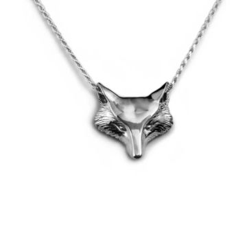 Loriece Fox Mask Slider Necklace