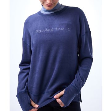 70 Degrees Ponies Rule Micro Crystal Iconic Luxe Crew