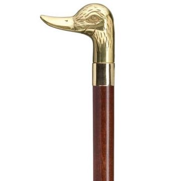 Harvy Canes Cast Duck Head Walking Stick