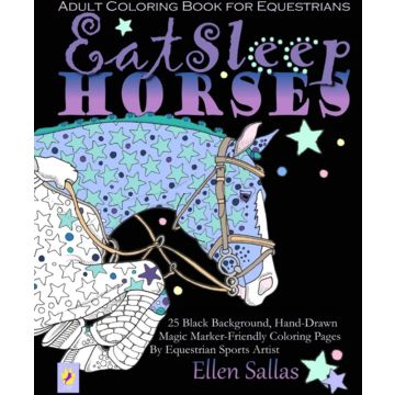 Book: Eat Sleep Horses Adult Coloring Book For Horse Lovers