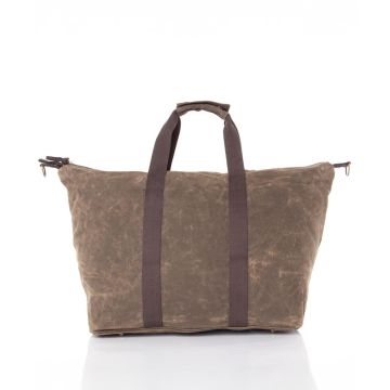 Waxed Canvas Voyager Weekender Duffle Bag