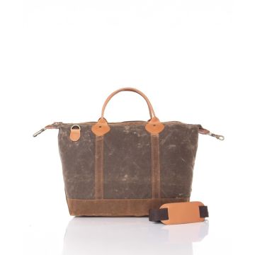 Waxed Canvas Weekender Duffle