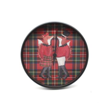 The Muddy Dog Wall Clock