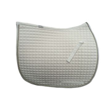 PRI Quilted Dressage Pad W/ Accent Cord & Rhinestones Cord
