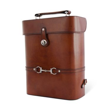 Vagabond House Premium Genuine Leather Bottle Carrier