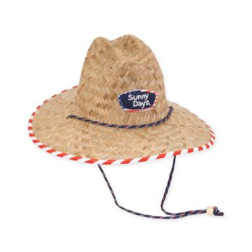 Sun N Sand Rush Straw Kids Sunny Dayz Lifeguard Hat
