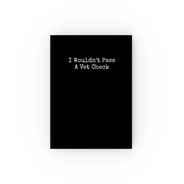 Unsustainable Apparel Bound Hardcover Journal With Cover Phrases