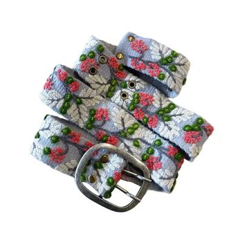 Jenny Krauss Ladies Embroidered Wool Belt