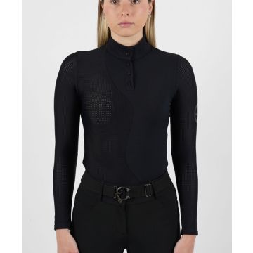 Equestrian Club Lenna Blaq Ladies Long Sleeve Training Shirt