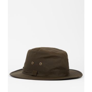 Barbour Mens Dawson Wax Safari Hat