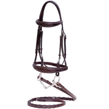Nunn Finer Monica Bridle With Laced Reins