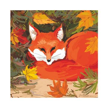 Printed Design Beverage Napkins (5X5)