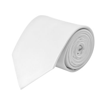 Poly Solid Satin Tie