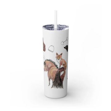 Sona Equestrian Tumbler With Straw (20 oz)