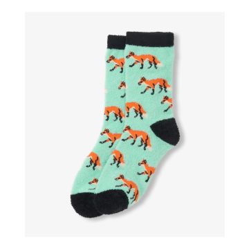 Little Blue House Adult Fuzzy Socks