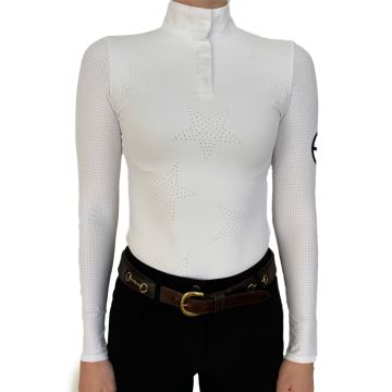 Equestrian Club Star Ladies Long Sleeve Show Shirt