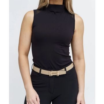 TKEQ Chloe Ladies High Collar Sleeveless Top